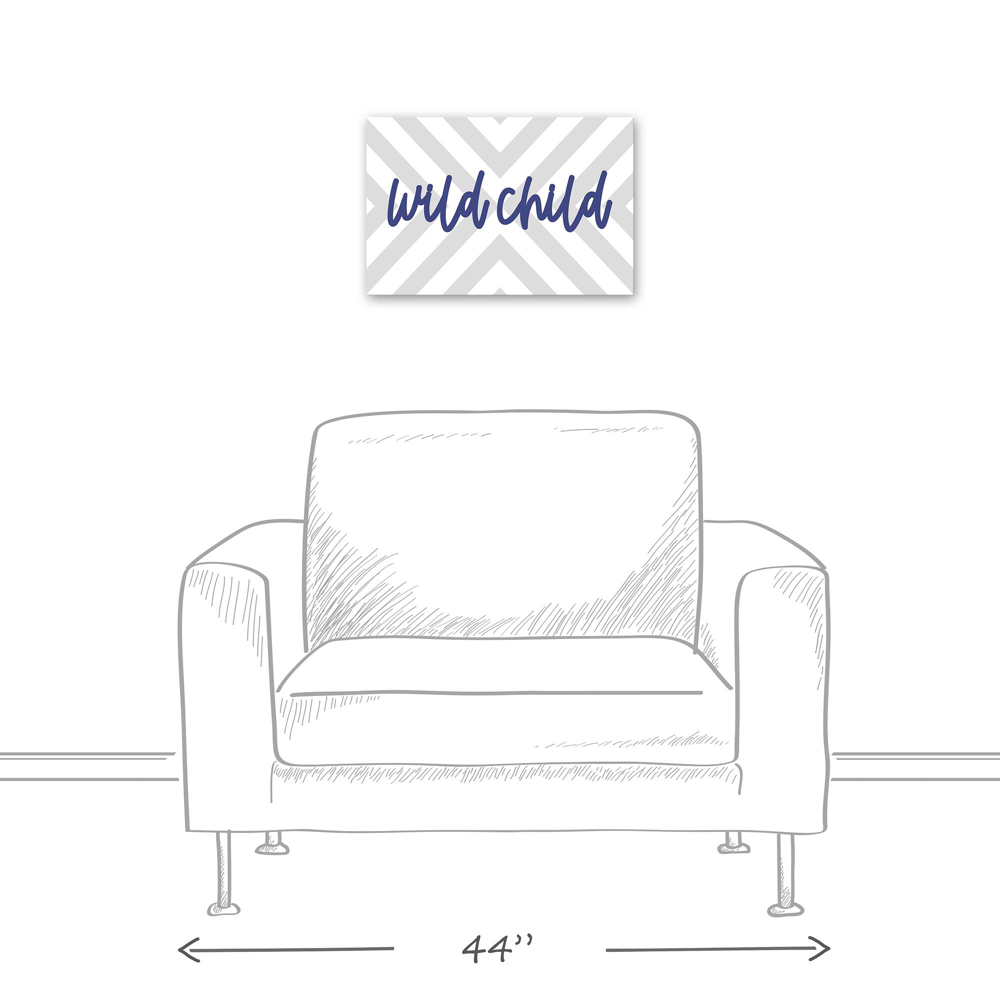 Wild Child 18" x 12" Canvas Wall Art